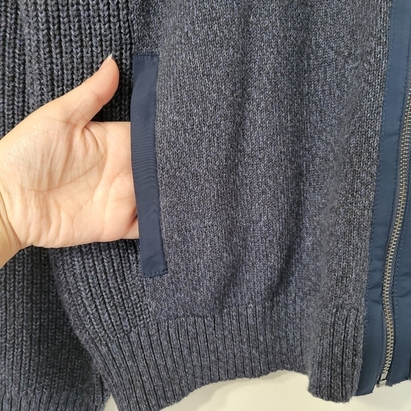 Daniel Hechter Paris Men's Blue Cotton Zip-Up Sweater Size XXL - Picture 8 of 8